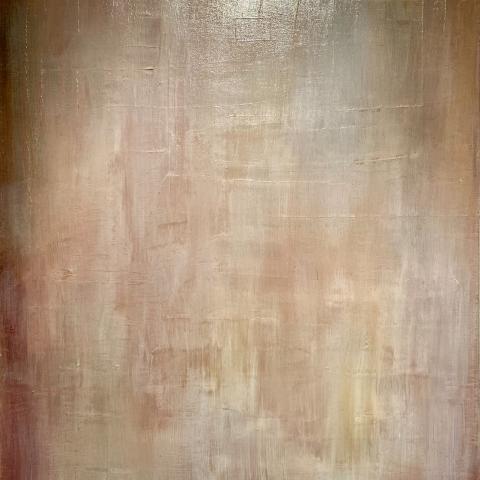 A photograph of an abstract acrylic painting
